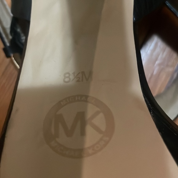 Michael Kors Black Evie Platform Heels - Picture 4 of 8